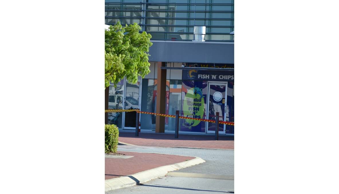 The Meadow Springs Shopping Centre remains closed after an ATM blast early this morning.