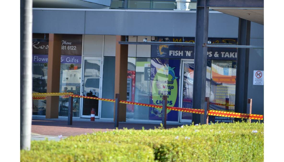The Meadow Springs Shopping Centre remains closed after an ATM blast early this morning.