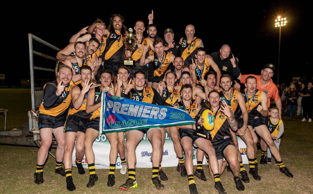 The Pinjarra Tigers took home double premierships after an impressive grand final day. Picture by Shazza J Photography.