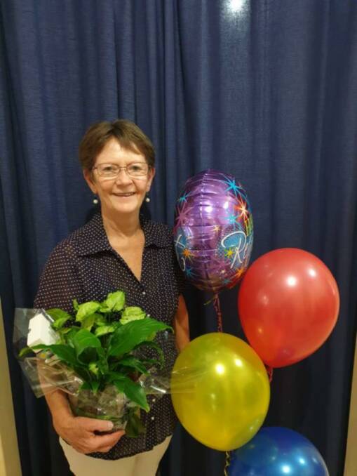 Marlene Winton celebrating her retirement after 40 years as a midwife in the Peel region. Photo: Supplied.