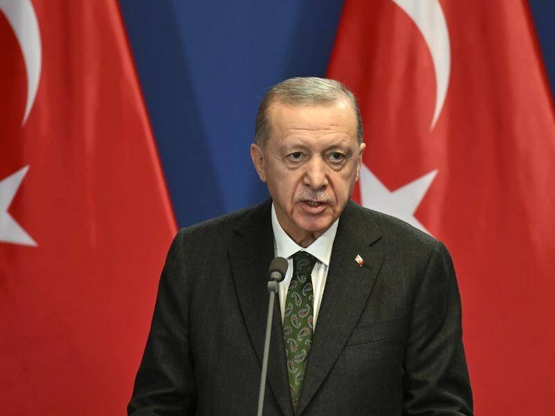 "Is what this Netanyahu is doing any less than what Hitler did? It is not," Tayyip Erdogan has said. (AP PHOTO)