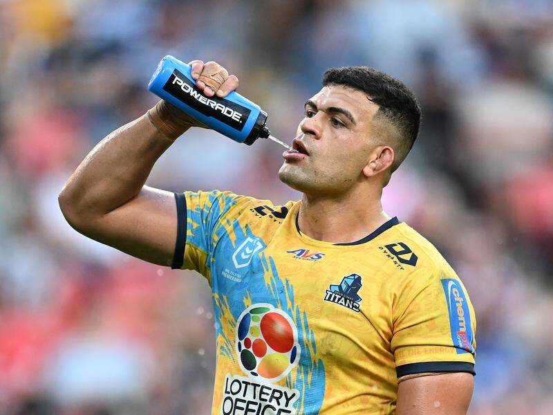 Gold Coast star David Fifita has spoken of the mental anguish he suffered during his contract talks. (Dave Hunt/AAP PHOTOS)