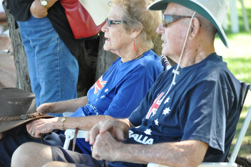 CLOSE to 150 people took the Australian citizenship pledge at this morning's Australia Day ceremony in Mandurah.